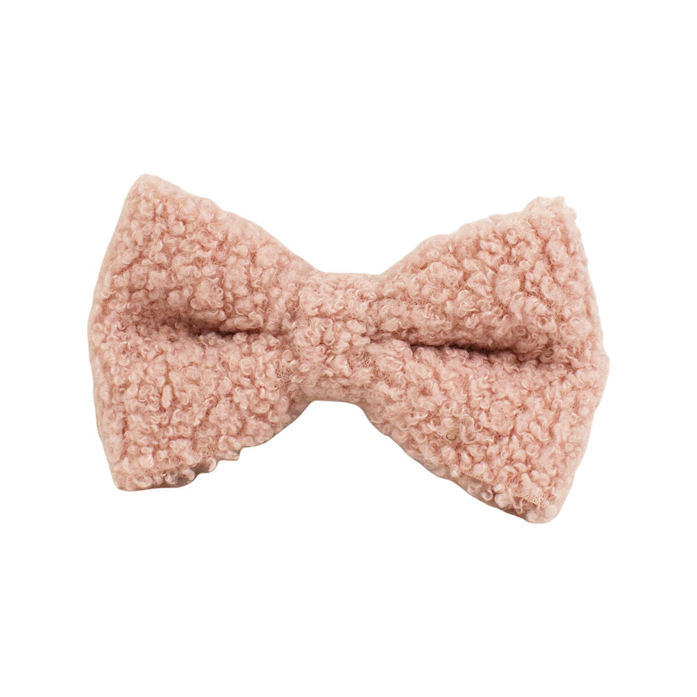Hundhalsband puffigt med fluga rosa