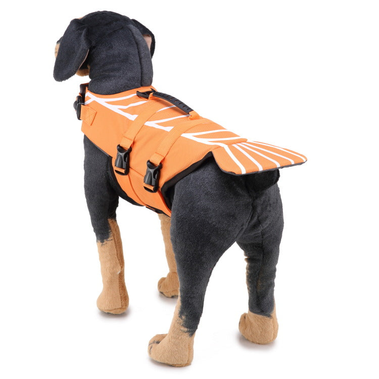 flytväst för hund med logga guldfisk