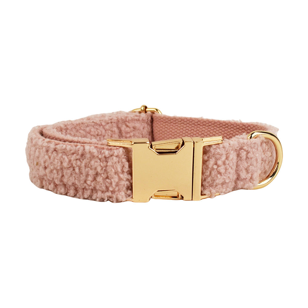 Hundhalsband puffigt rosa