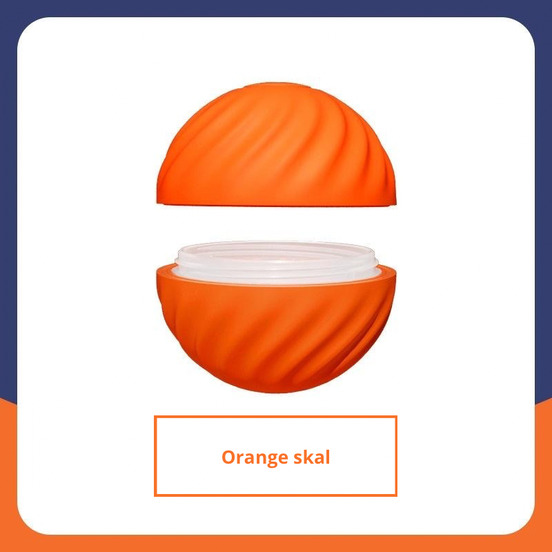 Självlekande boll för hund orange