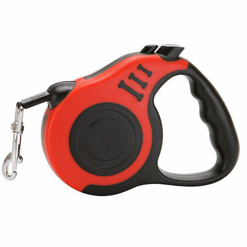 rött  flexibelt koppel för husdjur