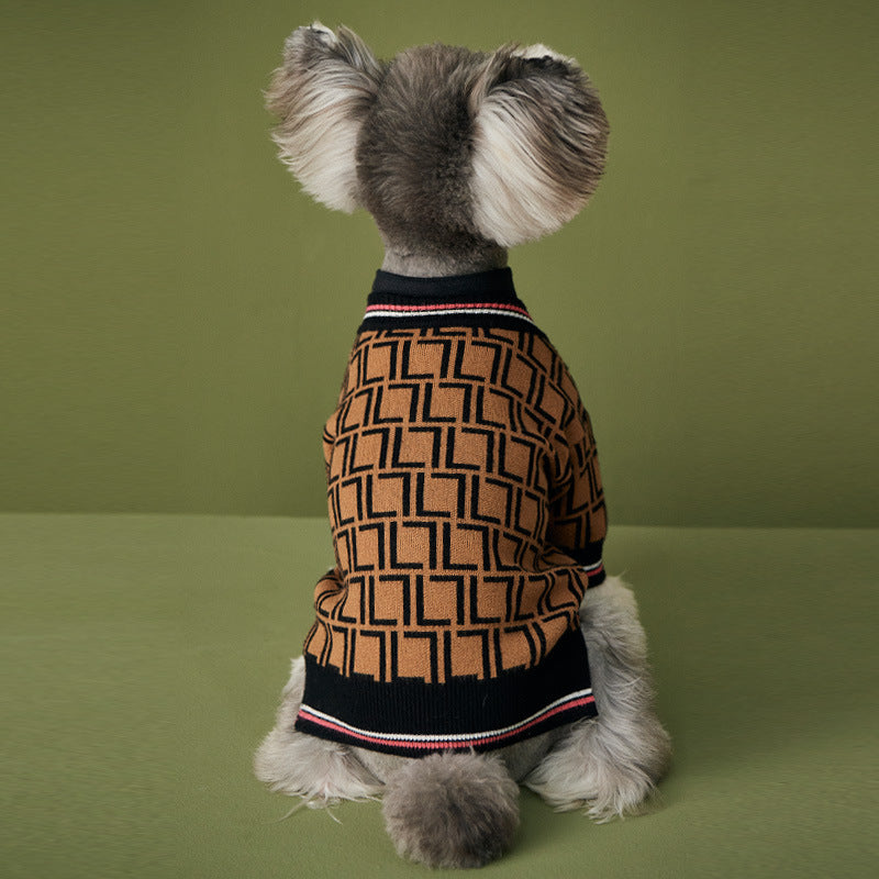 Hund Cardigan, modern design brun 