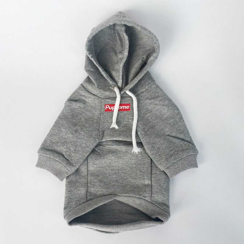 PUPREME Hoodie för hundar
grå