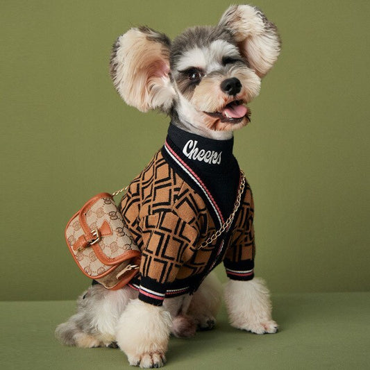 Hund Cardigan, modern design brun 