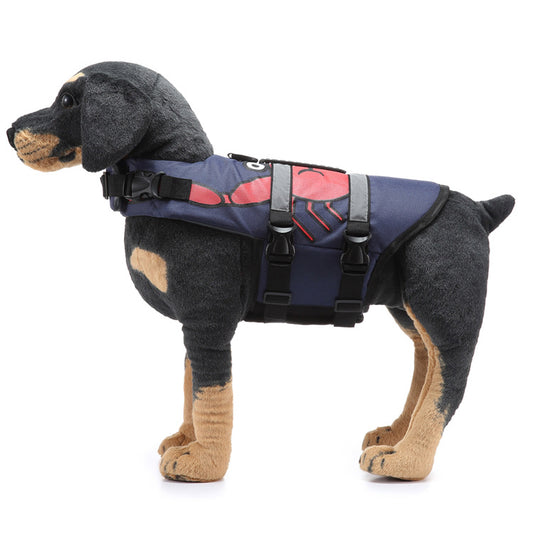 flytväst för hund med logga krabba