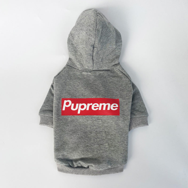 PUPREME Hoodie för hundar
grå